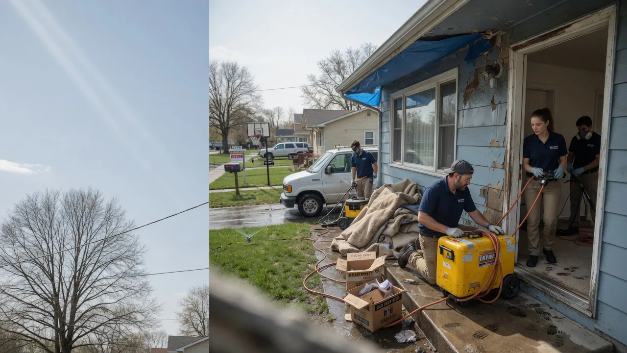 Basement Flood Cleanup in Earth, TX near me